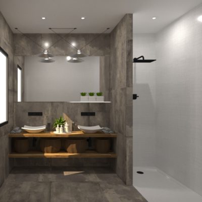 Baño Estilo Industrial