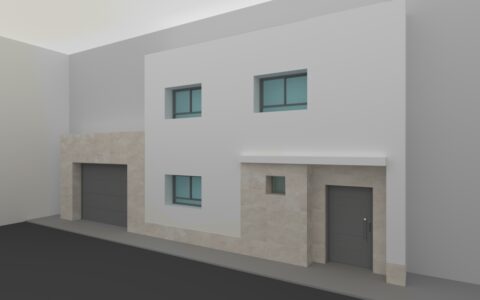 Fachada Vivienda Unifamiliar