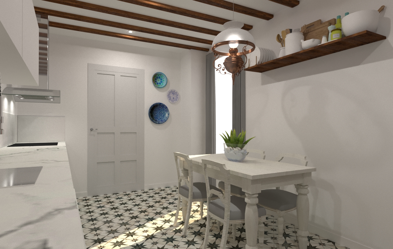 Cocina de Carlos e Isabelle.