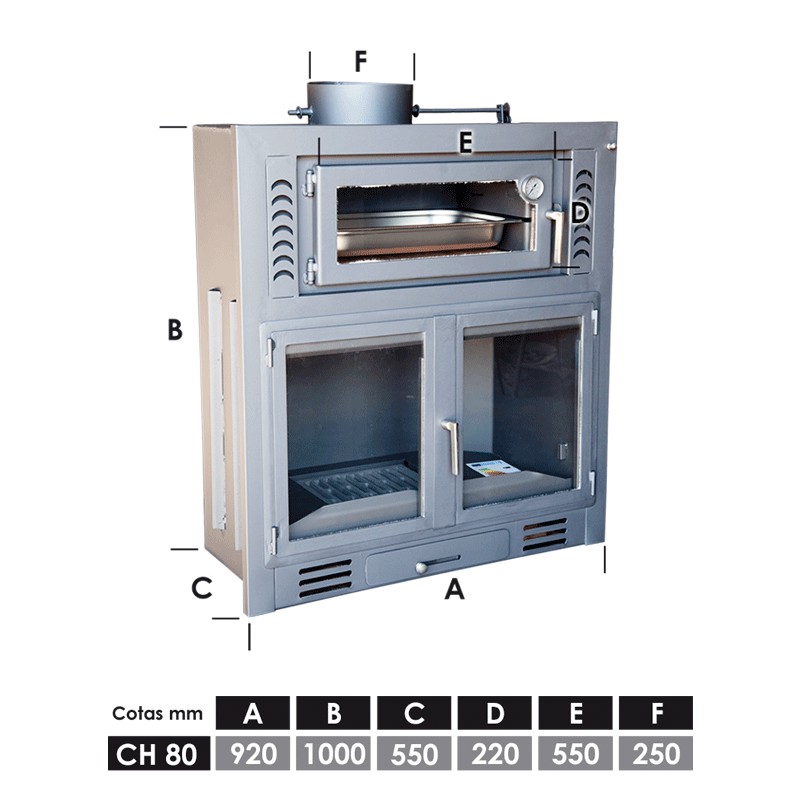 OFERTA. HORNO LADRILLO H-80